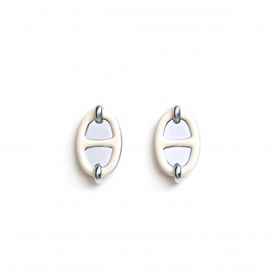 HERMÈS MINI MAILLON EARRINGS H100052FPD3